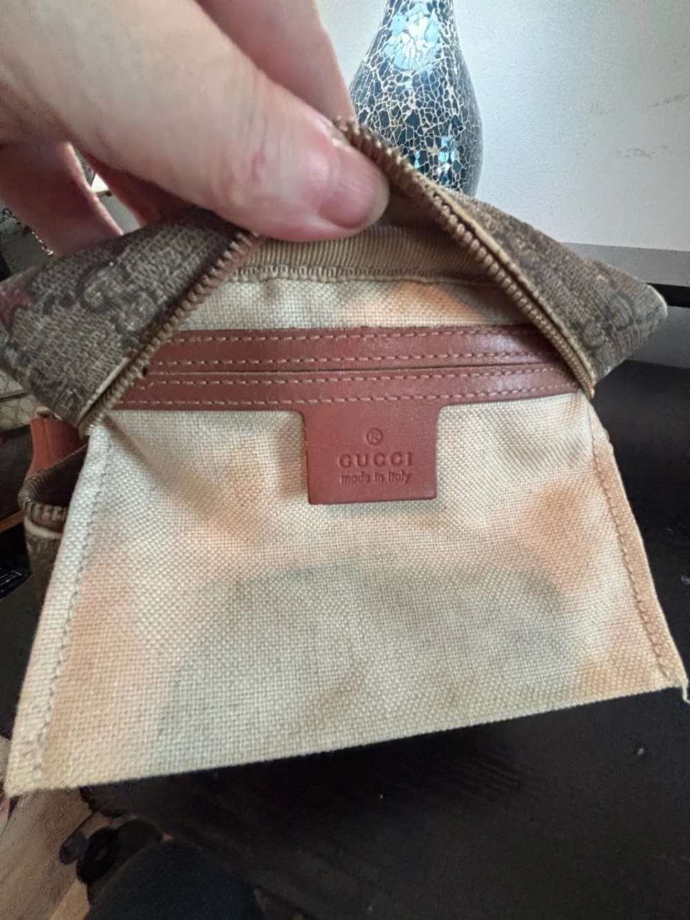 RARE Limited Edition Gucci GG Supreme Star Flat Messenger Crossbody Bag - Picture 6 of 10